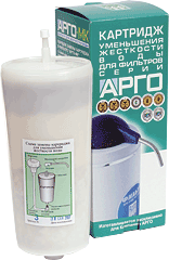Фильтры АРГО. Запасной картридж для уменьшения жесткости воды